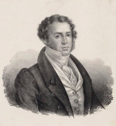 Porträt des Komponisten Saverio Mercadante 1795-1870 von Giuseppe Gozzini