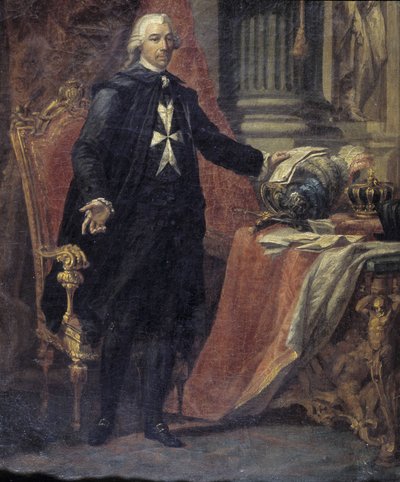 Porträt von M. de Rohan von Giuseppe Grech (1755 - 1787) von Giuseppe Grech