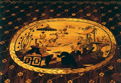 Chinesisch inspirierte Szene (Detail) von Giuseppe Maggiolini