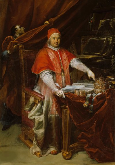 Porträt von Papst Benedikt XIV., 1740 von Giuseppe Maria Crespi