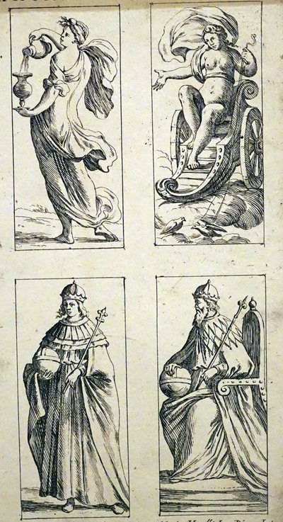 Tarotkarten des 17. Jahrhunderts von Giuseppe Maria Mitelli von Giuseppe Maria Mitelli