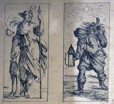 Tarotkarten des 17. Jahrhunderts von Giuseppe Maria Mitelli von Giuseppe Maria Mitelli