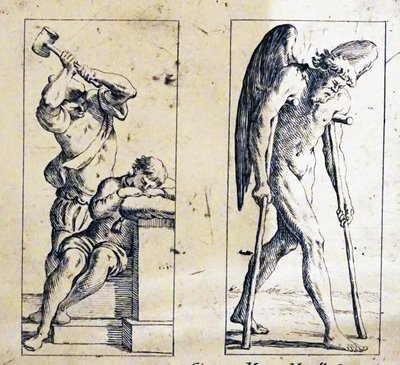 Tarotkarten aus dem 17. Jahrhundert von Giuseppe Maria Mitelli von Giuseppe Maria Mitelli