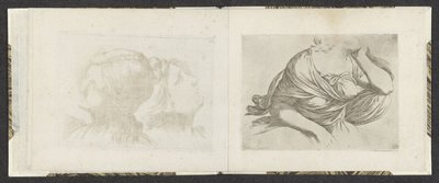 Oberkörper einer Frau von Giuseppe Maria Mitelli