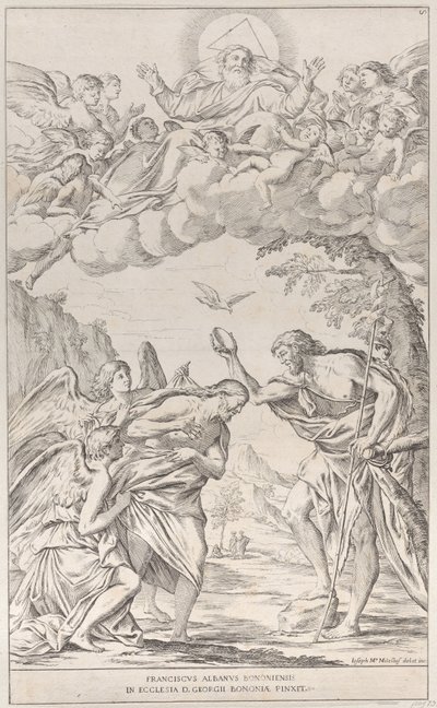 Tafel 8: Die Taufe Christi von Giuseppe Maria Mitelli