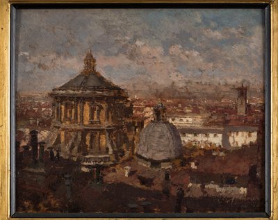 Die Kuppeln der Kirche San Sebastian in Mailand von Giuseppe Mentessi