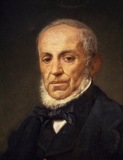 Porträt des Komponisten Giuseppe Saverio Raffaele Mercadante von Giuseppe Palizzi
