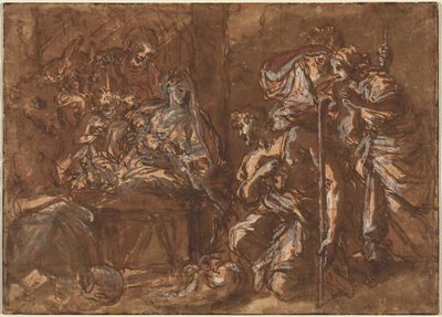 Die Anbetung der Hirten von Giuseppe Passeri