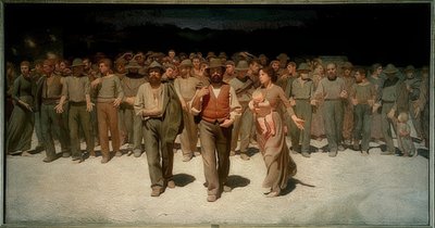 Der vierte Stand von Giuseppe Pellizza da Volpedo