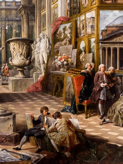 Roma Antica, circa 1754/57 von Giuseppe & Salvi Nicola (1697-1751) Pannini