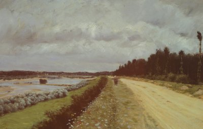 Landstraße entlang des Ofanto von Giuseppe or Joseph de Nittis