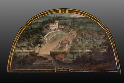 Die Medici-Villa del Trebbio von Giusto Utens