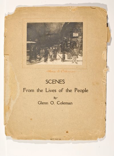 Szenen aus dem Leben der Menschen, Portfolio Ohne Titel, ca. 1905-1906 von Glenn O Coleman