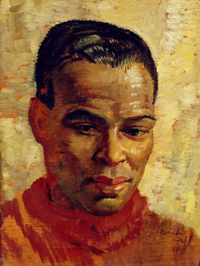 Porträt eines Mannes, möglicherweise Henry Thomas, 1929 von Glyn Warren Philpot