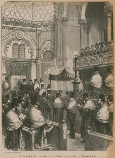 Einweihung der neuen Zentralen Synagoge von Godefroy Durand
