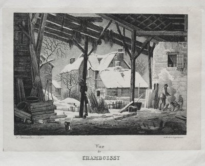 Ansicht von Chamboissy von Godefroy Engelmann