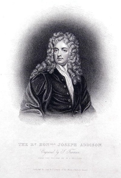 Der Rt Hon Joseph Addison von Godfrey (after) Kneller