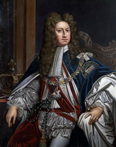 Porträt von George I., König von Großbritannien (1660-1727) von Godfrey Kneller