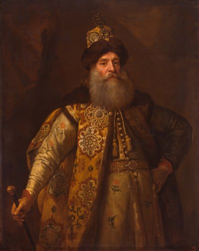 Porträt des Botschafters Pyotr Ivanovich Potyomkin 1617-1700, 1682 von Godfrey Kneller