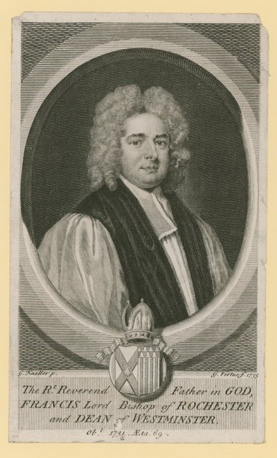 Der hochwürdige Vater in Gott, Francis Lord Bischof von Rochester und Dekan von Westminster von Godfrey Kneller