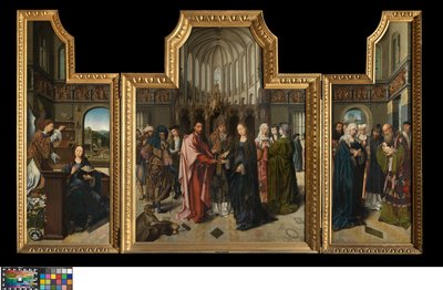 Das Colibrant-Triptychon von Goossen van der (1465 c.1538) Weyden