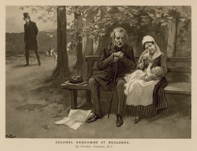 Illustration für Die Newcomes von Thackeray von Gordon Frederick Browne