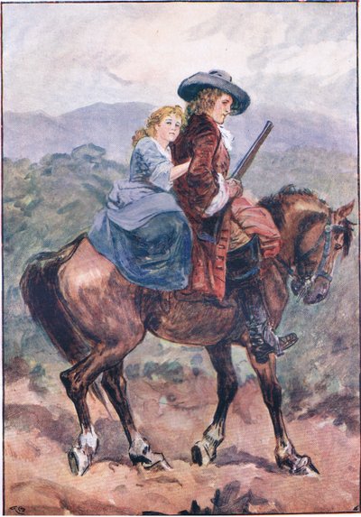 "Nun kann ich so viel weinen, wie ich will", aus Lorna Doone, veröffentlicht von W & R Chambers Ltd, 1921 von Gordon Frederick Browne