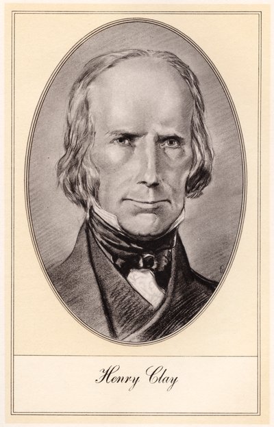 Henry Clay, führender amerikanischer Staatsmann und Redner von Gordon Ross