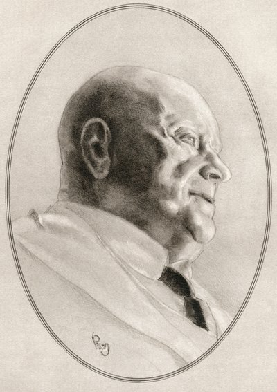 Jean Sibelius, geboren als Johan Julius Christian Sibelius, aus „Lebende Biographien großer Komponisten“ von Gordon Ross