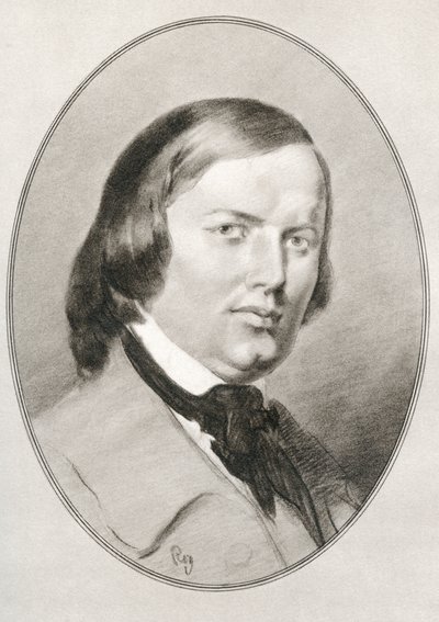 Robert Schumann, aus Living Biographies of Great Composers von Gordon Ross