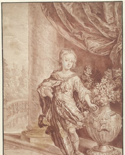 Porträt eines unbekannten jungen Mannes in einer imaginären römischen Kostüm von Gottfried Kneller