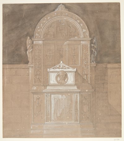 Grabmal für Baron C. F. von Rumohr 1845 von Gottfried Semper