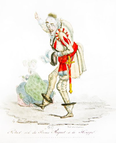 Charles Gabriel Potier in der Rolle des Prinzen Riquet à la Houppe, ca. 1825 von Gottfried or Godefroy Engelmann
