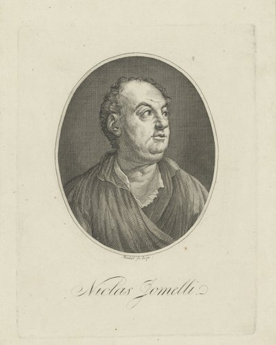 Porträt des Komponisten Niccolò Jommelli von Gottlieb Friedrich Riedel