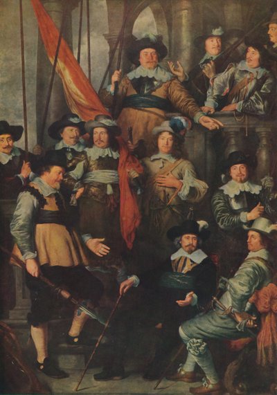 Die Kompanie der Bürgerwehr von Amsterdam, 1645 von Govaert Flinck