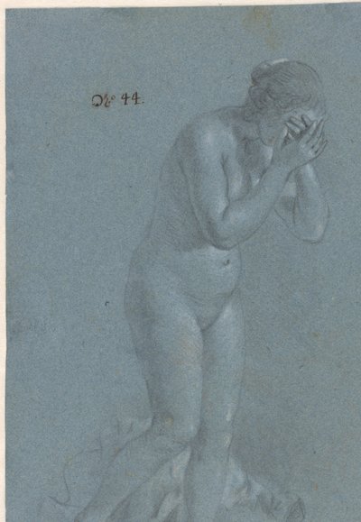 Stehende Frau mit bedeckten Augen von Govert Flinck (attributed to)