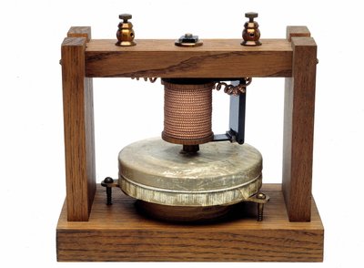 Graham Bells Telefon, das für die ersten Experimente von 1875 verwendet wurde von Graham Bell