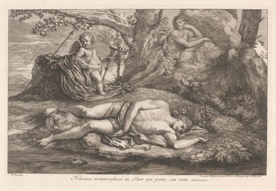 Narziss und Echo von Gérard Audran