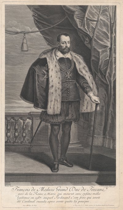 Porträt von Francesco I de