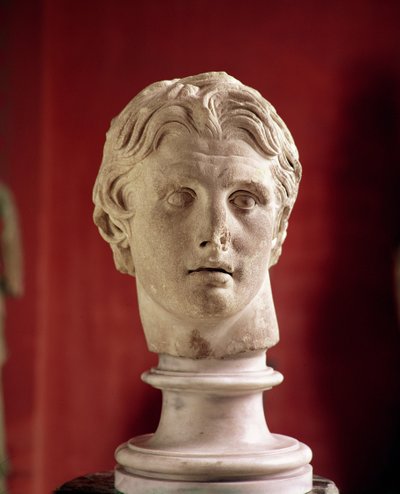Kopf von Alexander dem Großen, gefunden in Pergamon von Greek