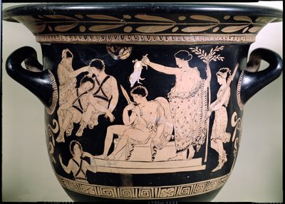 Orestes als Bittsteller am Schrein des Apollo in Delphi (Detail) von Greek