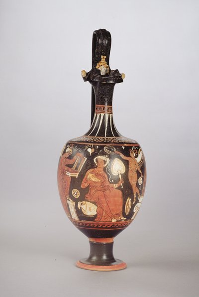 Rot- und weißfigurige Oinochoe, ca. 310 v. Chr. von Greek School