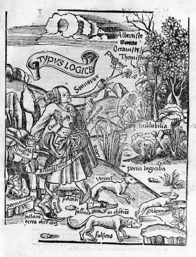 Freie Künste: Logik - in „Margarita Philosophica“ von Gregor Reisch (1467-1525). Basel von Gregor Reisch