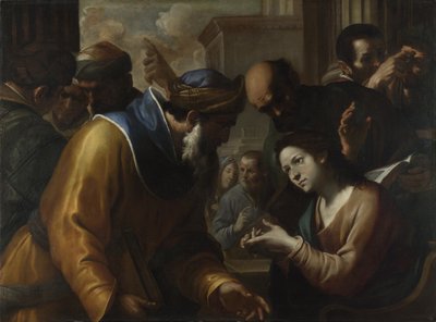 Christus im Gespräch mit den Gelehrten, 1660er Jahre von Gregorio Preti