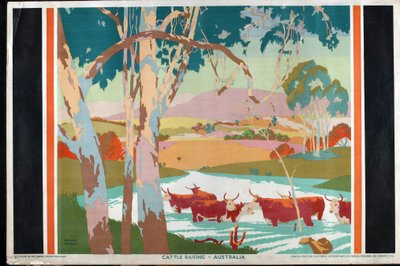 Rinderzucht - Australien von Gregory Brown