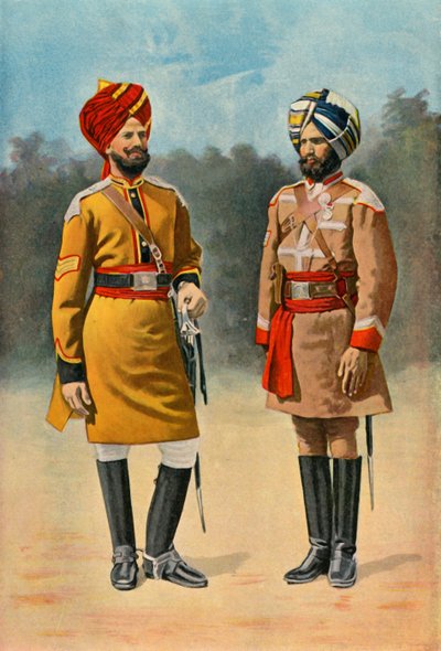 Erste Bengalische Kavallerie und Führerkavallerie, 1901 von Gregory and Co