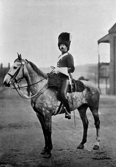 Sergeant Major G. Duncan, Regimentsfeldwebel der Scots Greys, 1896 von Gregory and Co