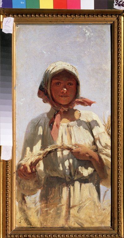 Eine Schnitterin von Grigori Grigoryevich Myasoedov