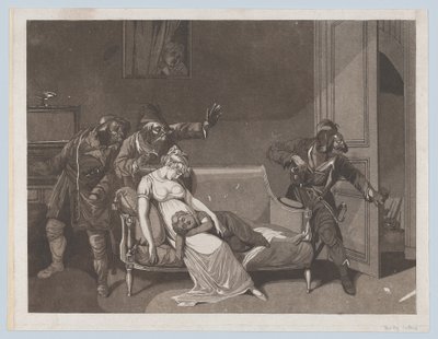 Erste Szene der Diebe, ca. 1805 von Gror