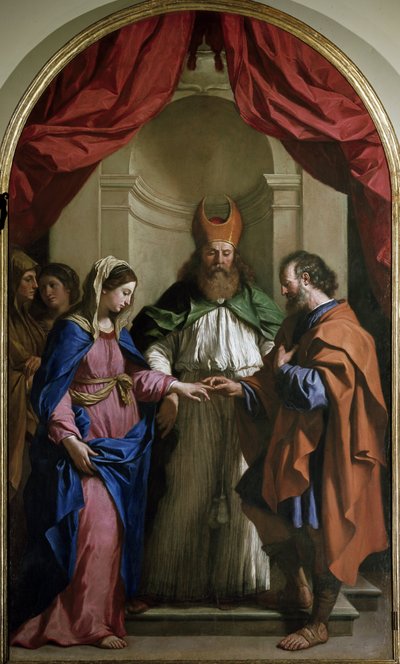 Die Heirat der Jungfrau von Guercino